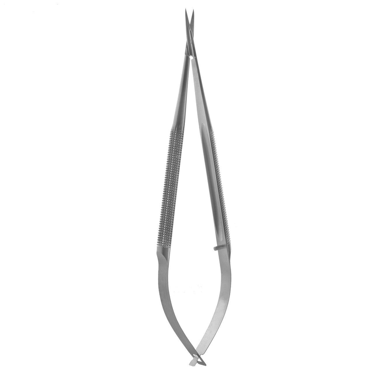 4 3/4" Scissors & Dissector, circular 7mm diameter handle, straight 8mm blade.