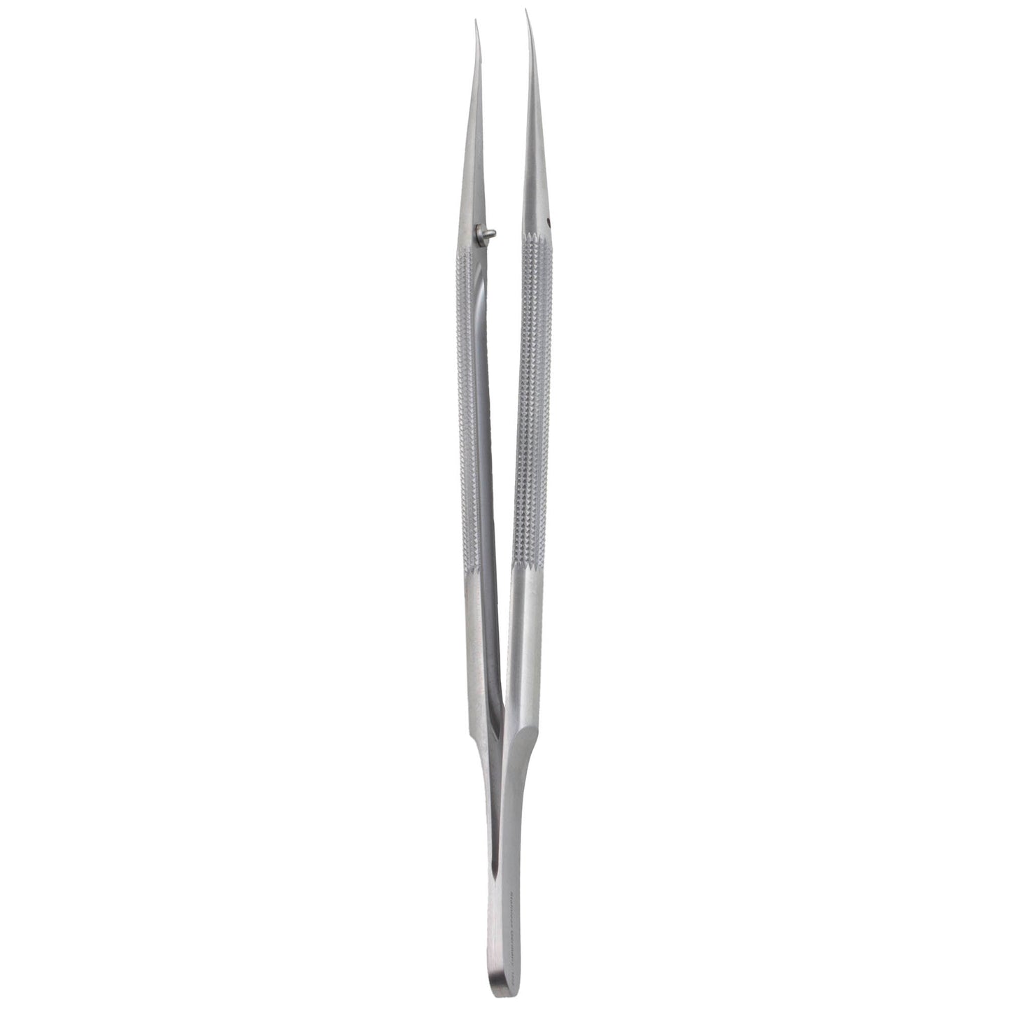 Curved Tip Micro Forceps (8mm round handle)