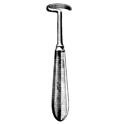 Curved raspatory 18.5cm with 14mm blade