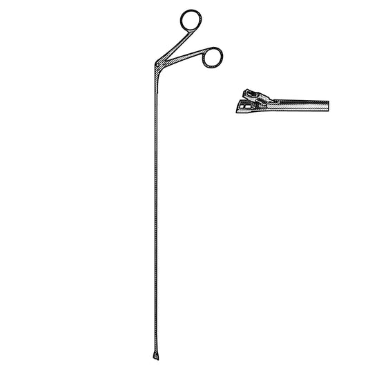 Chevalier-Jackson bronchoscopic forceps 40cm