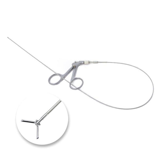 AED Flexible Alligator Forceps, 5FR x 47cm, D/A