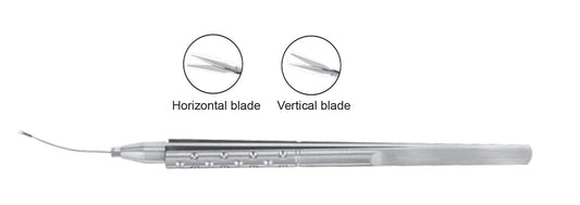 Alio MICS Scissors 23 gauge curved shaft