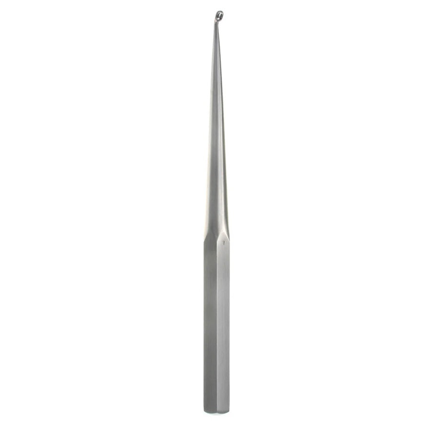 Brun Curette – 2-0 angled hex handle 9″