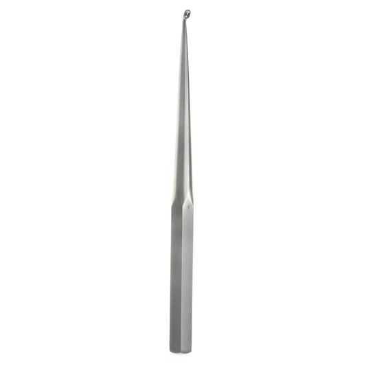 Brun Curette -5 angled hex handle 9″