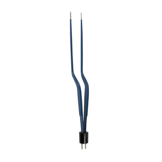 Cushing Bayonet Bipolar Forceps, insulated, 1.5mm tips.