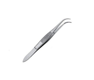 Dress Forceps serrated delicate tips strong curve