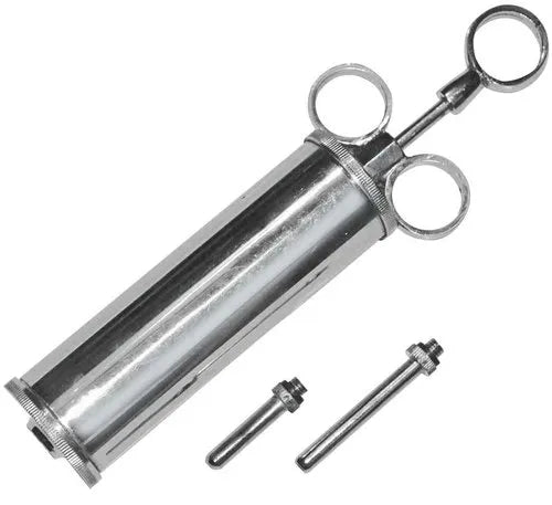 Ear Syringe Removable Caps Metal 1 1/2 oz & 50cc
