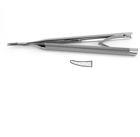 FineTouch Glasser Micro Needle Holder  curved
