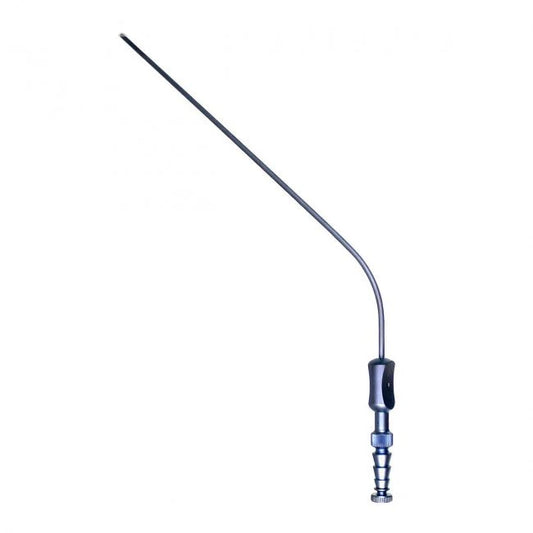 Frazier Suction Tube – Angled 7fr, 7 1/2" Titanium