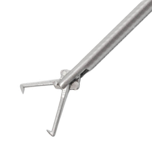 AED Semi-Rigid Hystero Tenaculum Forceps, 5FR x 34cm, D/A