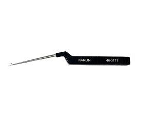 Karlin Style Cervical Ultra Micro Nerve Hook – Black Handle, 9.5"