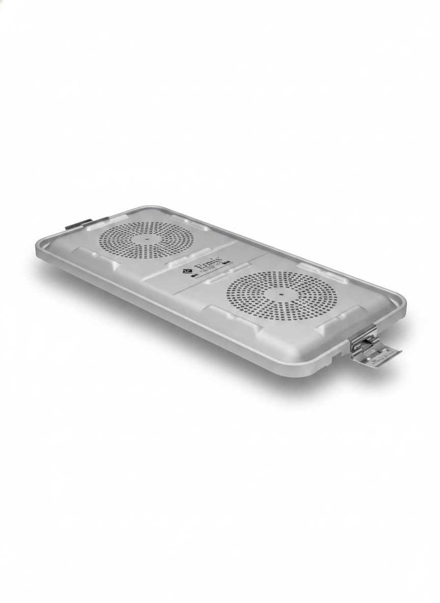 1/1 Full-Size Perforated Container Lid with Safety Cover