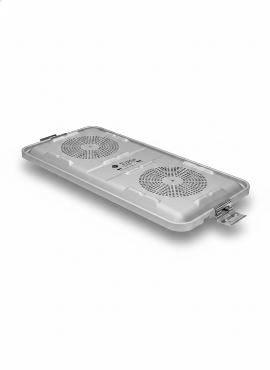 1/1 Full-Size Perforated Container Lid with Safety Cover