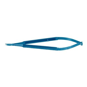 6 1/4" LightTouch Castroviejo Needle Holder  Titanium curved w/o lock