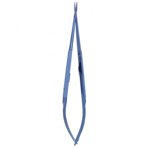 LighTouch Needle Holder round handle titanium