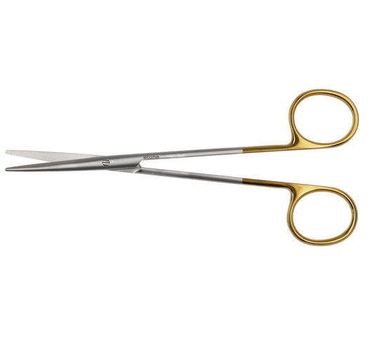 Metz Scissors, straight TC serrated, 5 1/2"