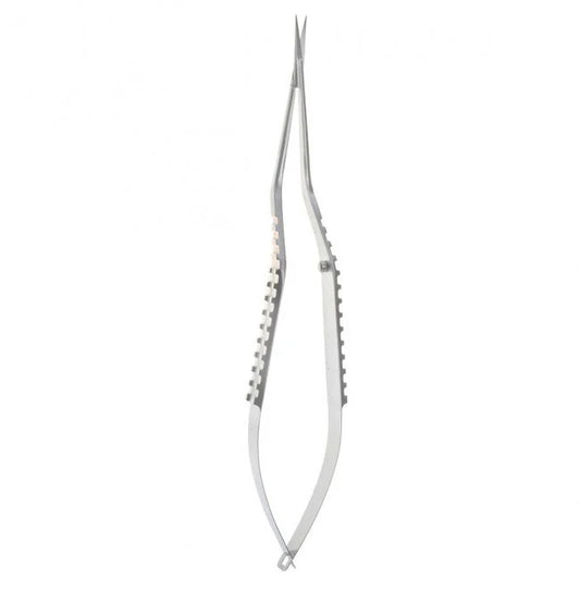 Micro Scissors curved up serrated blade 8 1/2"