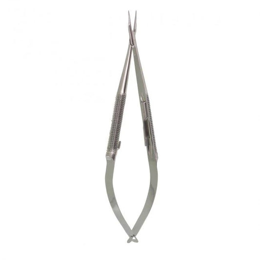 Needle Holder.4mm diameter, curved tip with lock, 8mm D
