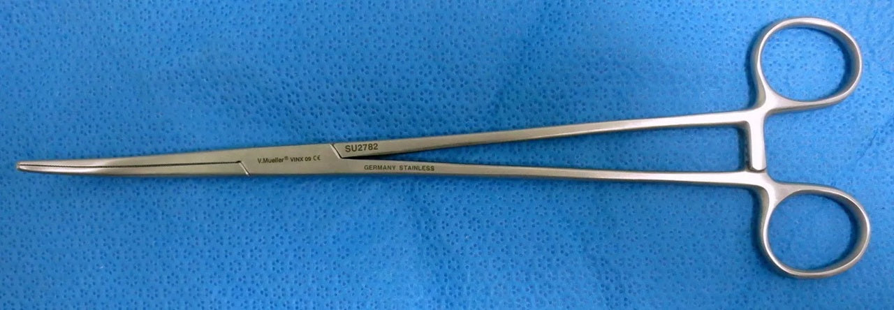 9 1/2" Coller Forceps, Gentle Curve