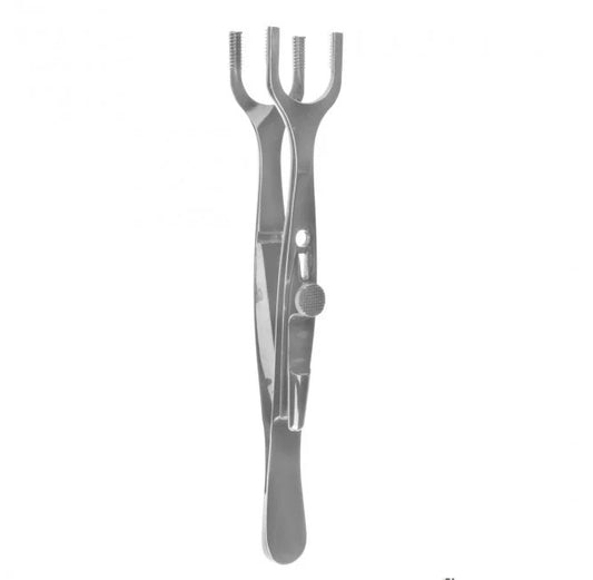 Price Muscle Biopsy Clamp – Double Prong Tips, 8mm Jaw
