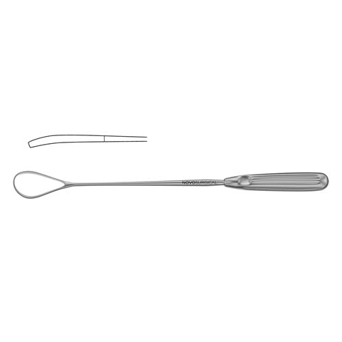 Recamier Placenta Curette – 13 3/4", Stiff, Crisp, 35mm