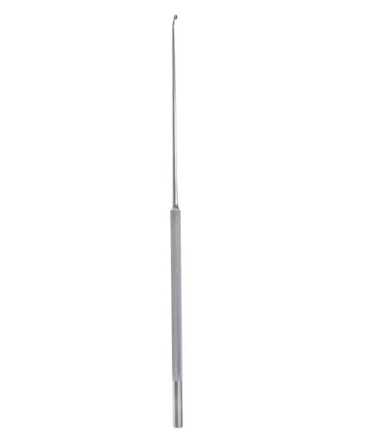 Rhoton Micro Curette angled 1x2mm cup titanium