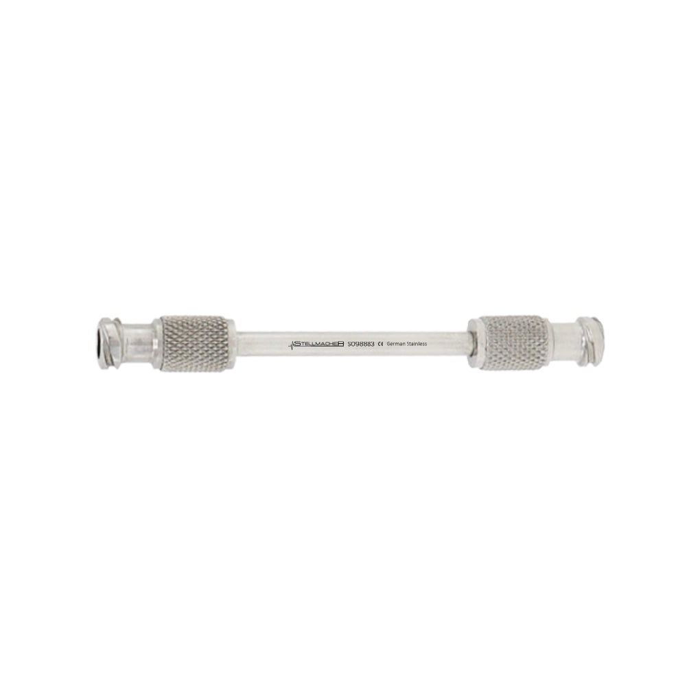 Liposuction cannula handle adapter Luer-Lock 5cm, German surgical steel