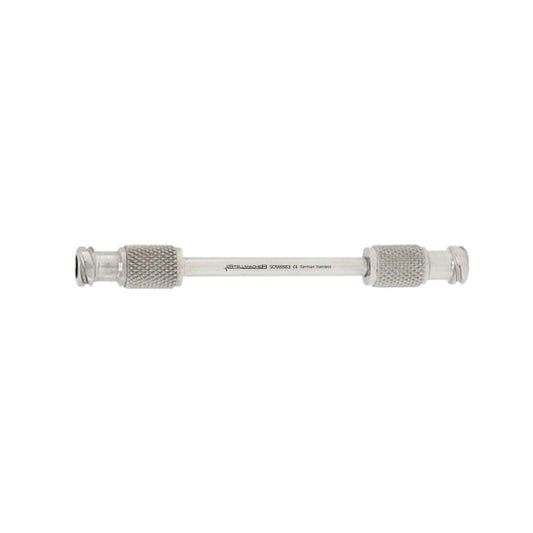 Liposuction cannula handle adapter Luer-Lock 5cm, German surgical steel