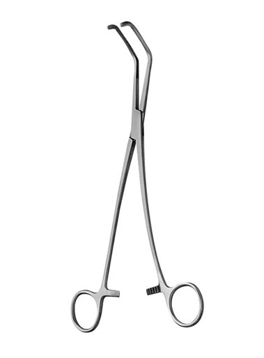 9 1/8 Satinsky Vena Cava Clamp  24mm jaw LighTouch