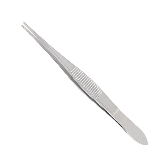 Straight microsurgery forceps 18cm with diamond-coated jaw