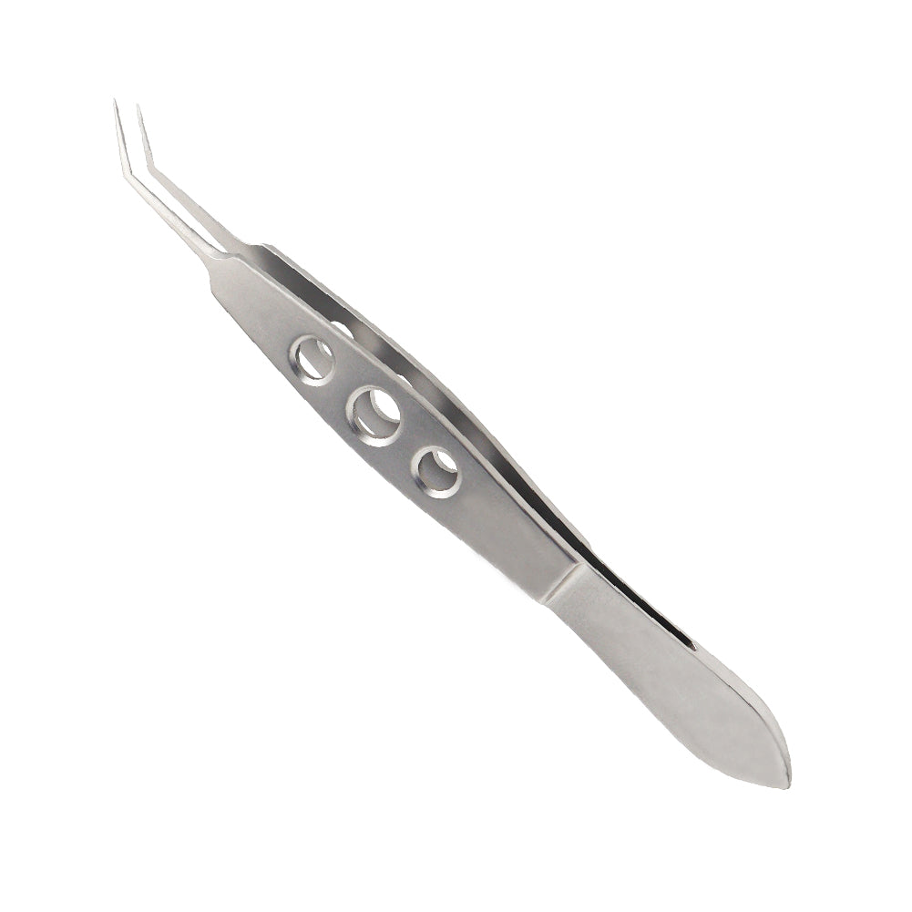 Jaffe utility forceps with curved smooth jaws