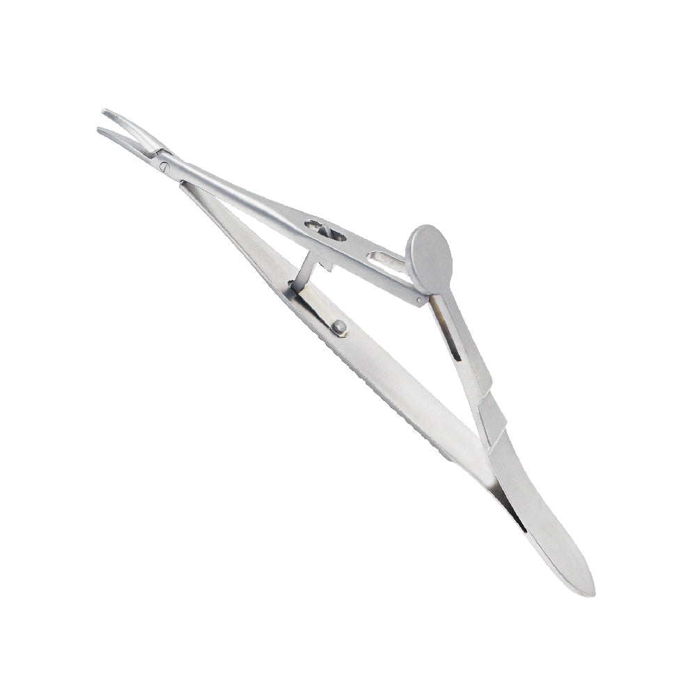 Kalt-Arruga serrated curved needle holder, 14cm