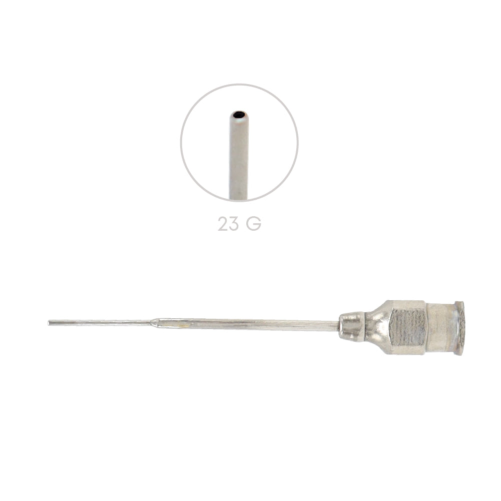 Anis cortex aspirating cannula, 23 gauge straight 0.4mm tip