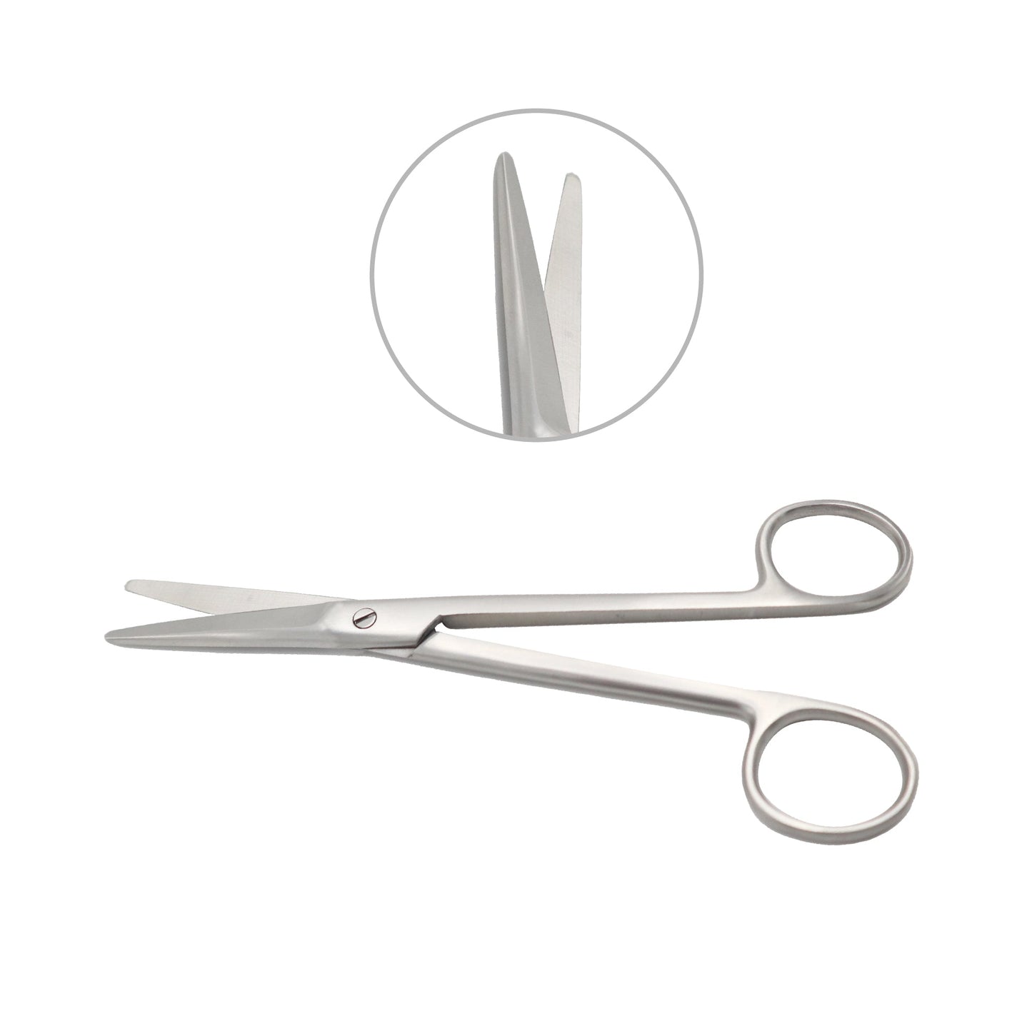Mayo-Stille TC straight dissecting scissors 15cm with gold ring handles