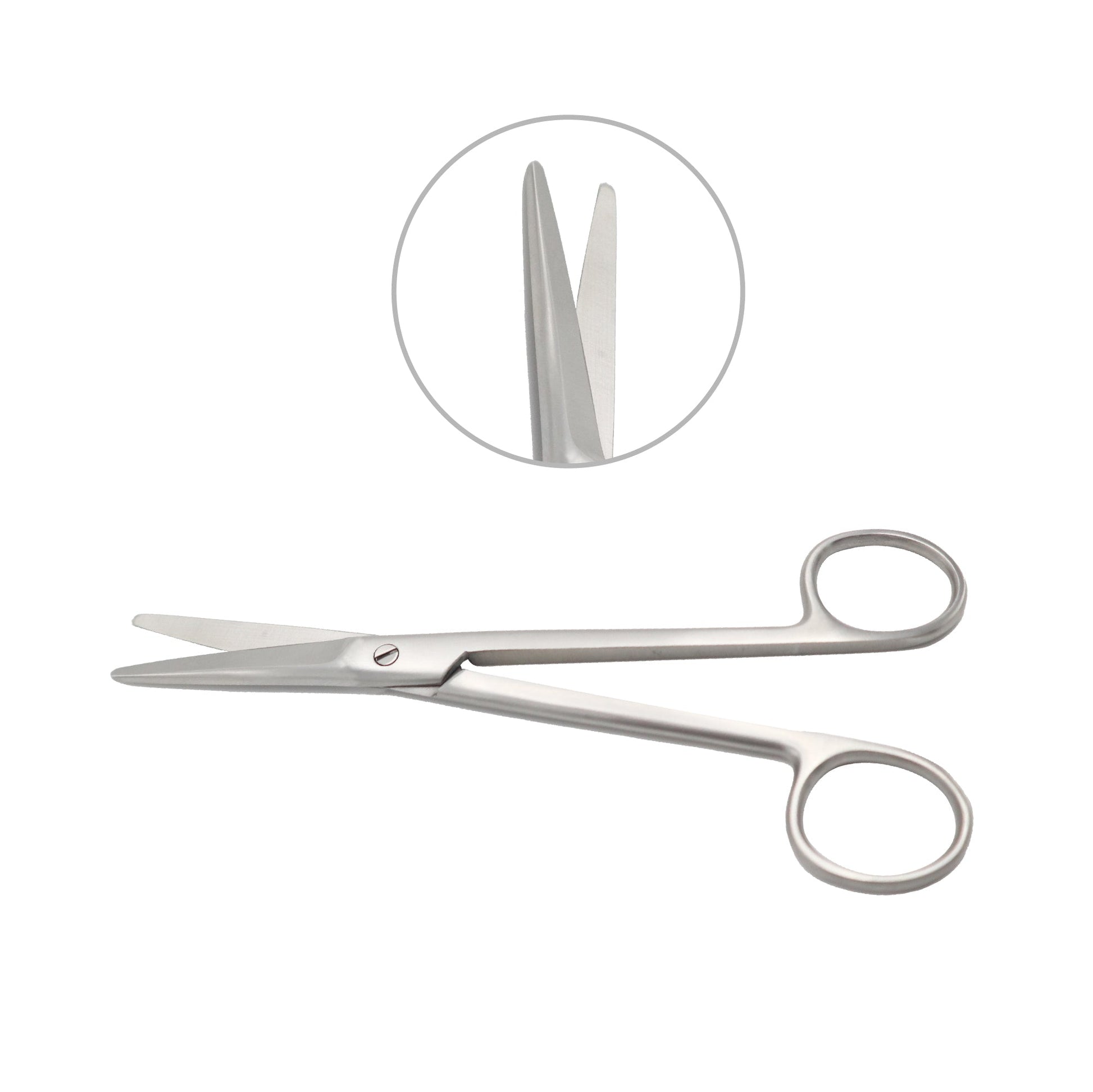 Mayo-Stille TC straight dissecting scissors 15cm with gold ring handles