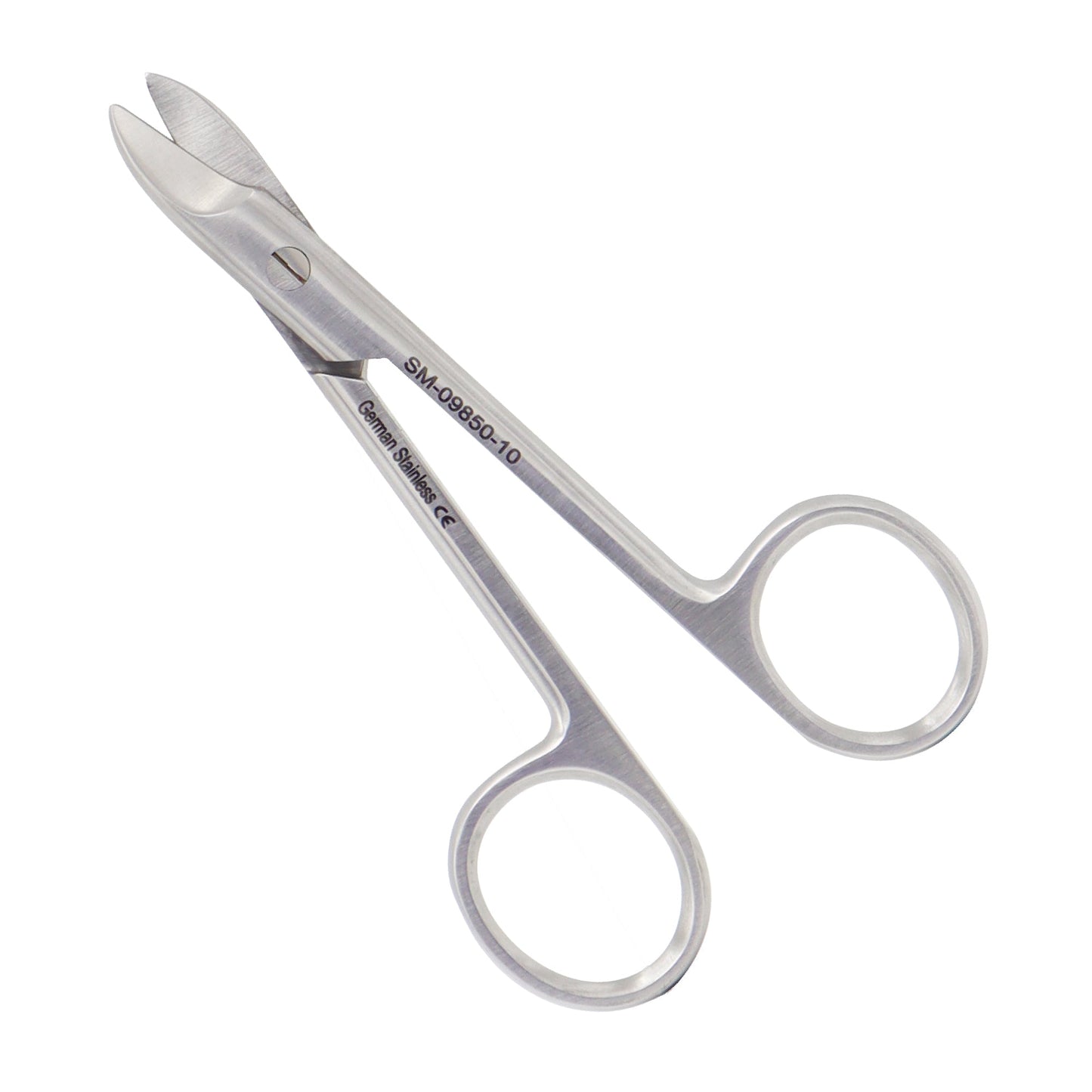BEEBEE crown scissors pointed curved 10.5cm