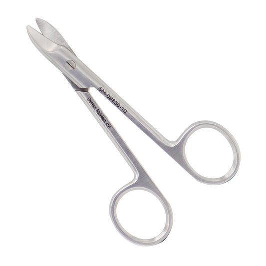 BEEBEE crown scissors pointed curved 10.5cm