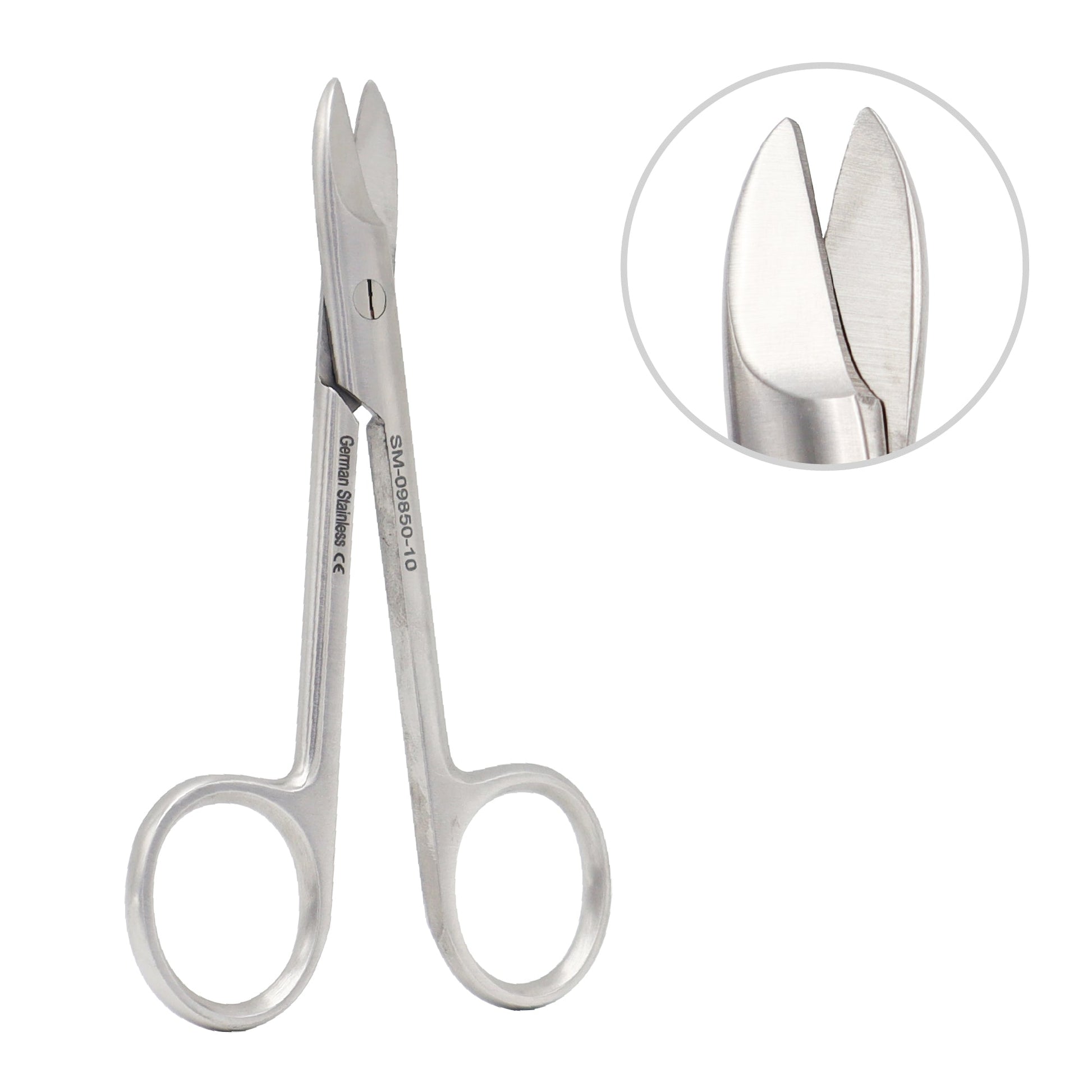 BEEBEE crown scissors pointed straight 10.5cm