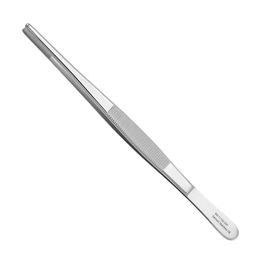 Overholt long fine-pattern dissecting forceps, two figure sizes