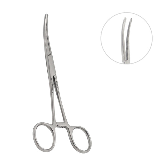Dandy curved hemostatic forceps 14 cm
