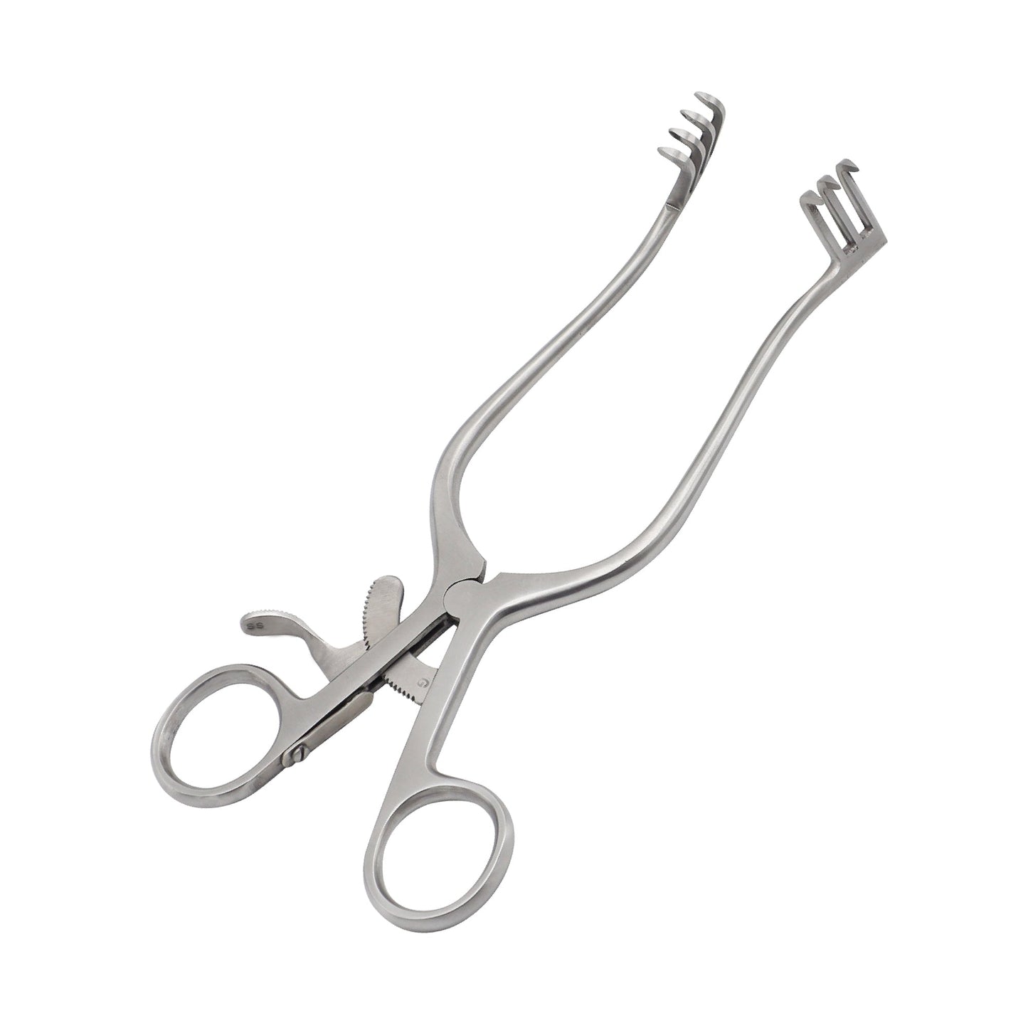 Beckmann-Adson cone retractor 26cm with sharp 3x4 teeth
