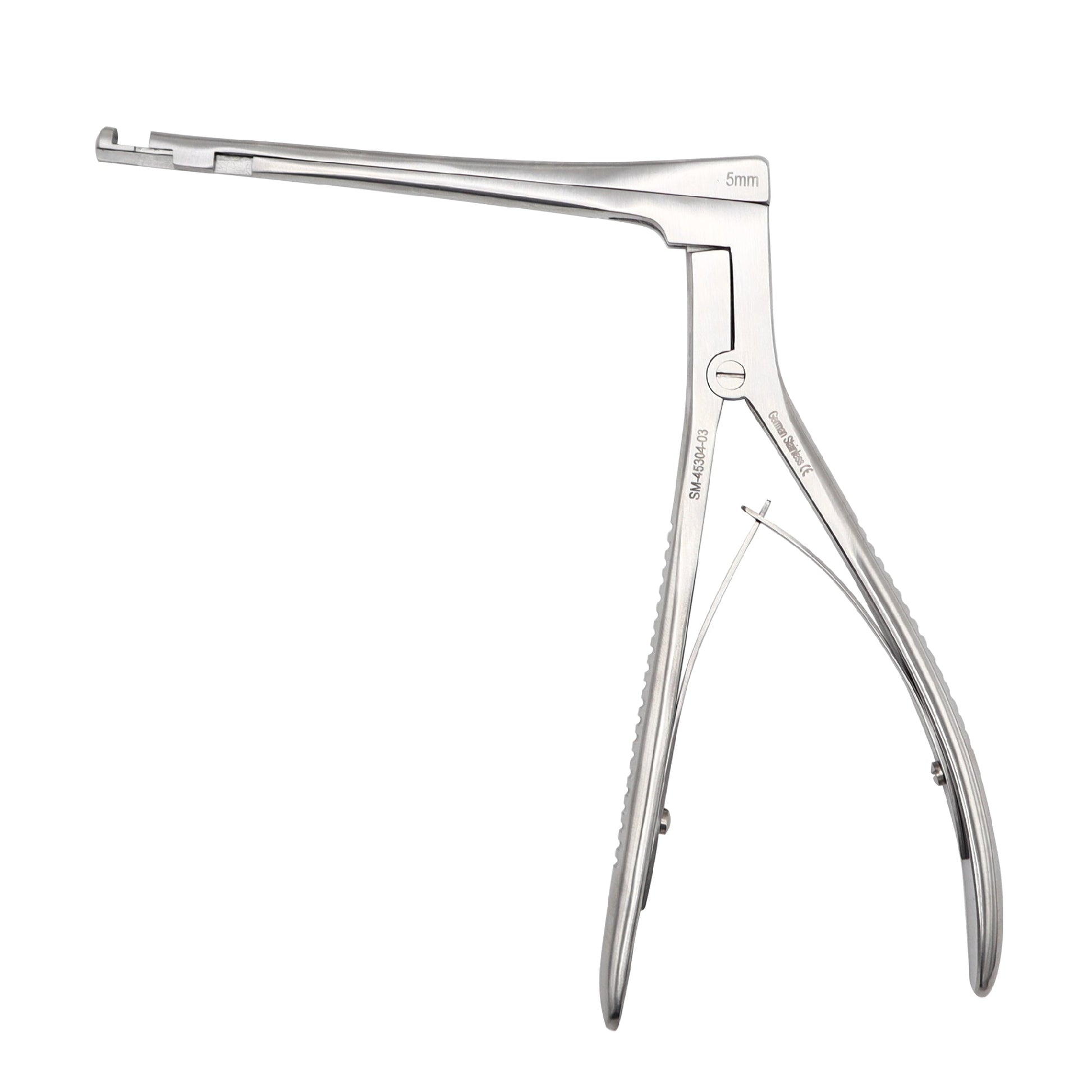 Rotatable antrum punch backward cutting 2x5mm jaws 100mm shaft