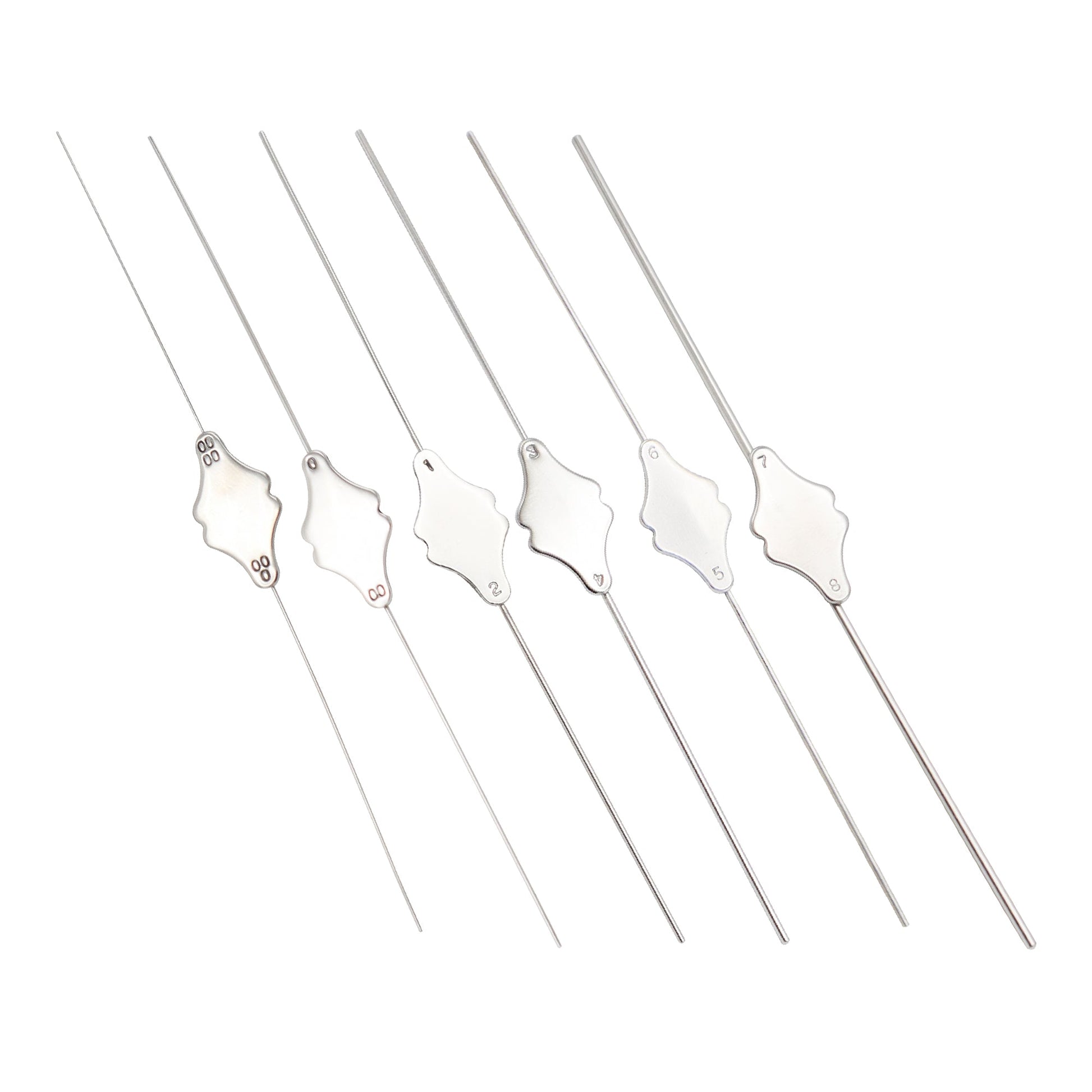 Bowman lacrimal probe set of 6 sizes