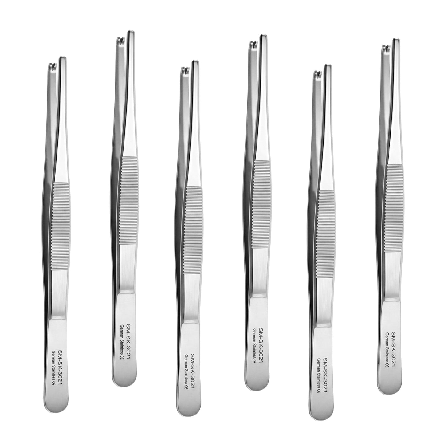 Strassburg pattern forceps with 1x2 teeth