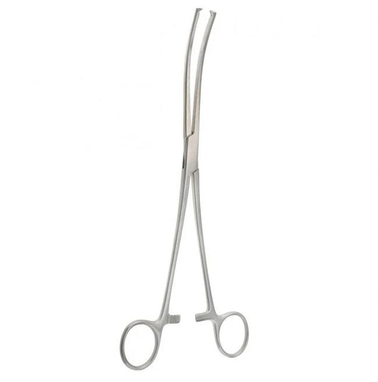 7 1/4" Rochester-Ochs Hemostatic Forceps, Curved, 1 1/2 Teeth