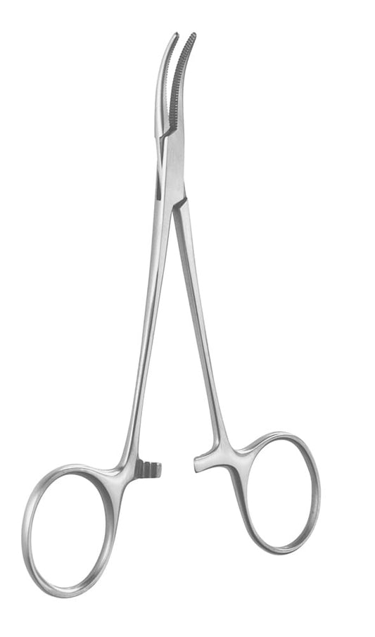 6" Leriche Artery Forceps, Curved, 1 1/2-Tooth