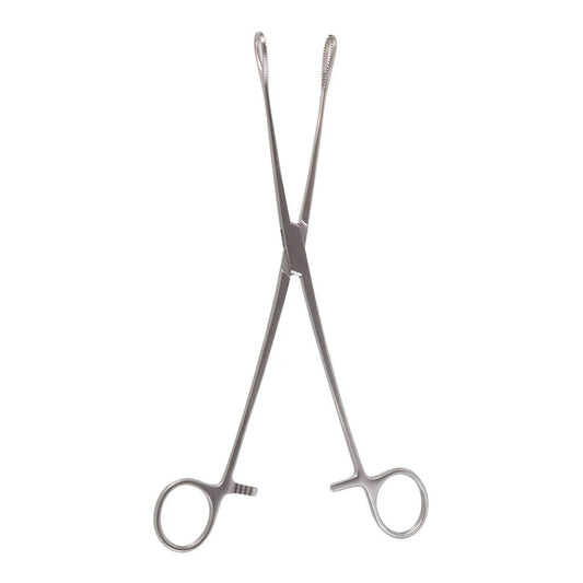 9 1/2" Foerster Sponge Forceps, Straight, Smooth Jaws