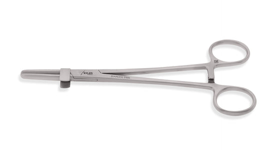 5 3/4" Straight Tubing Clamp, Wide Jaws and X-Long Catch