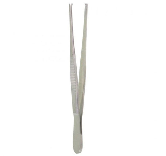 10" tissue forceps with one standard pattern for two teeth