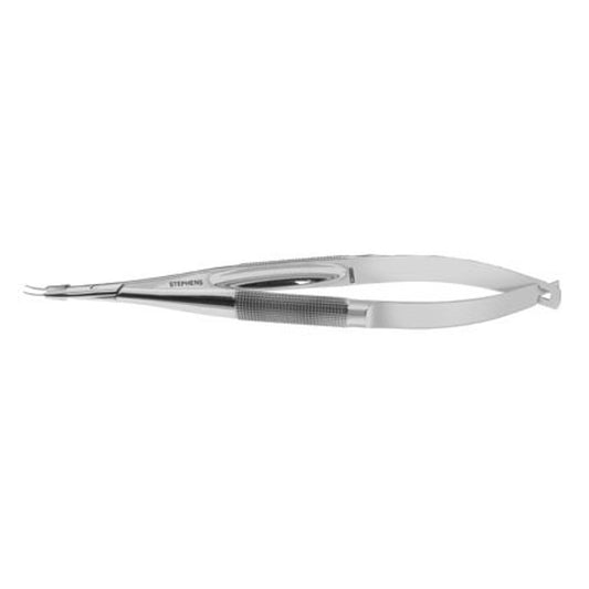 Troutman-Barraquer Needle Holder curved w/o lock